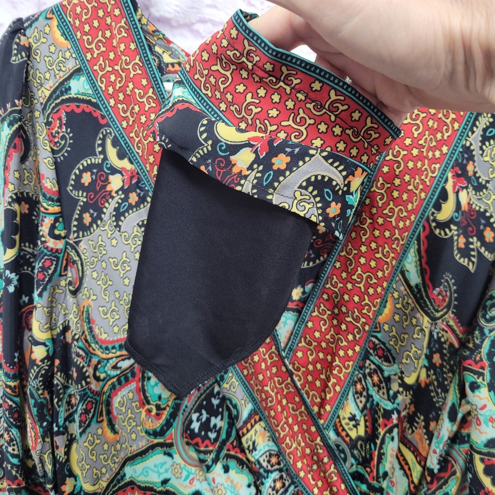 Me 2 Magic Boho Paisley Jumpsuit S Matching Cami Cover Retro Boho Festival Hippy - Picture 4 of 10